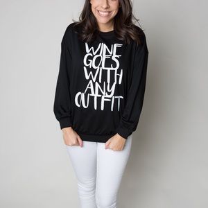 Black Utica Sweatshirt - Wine